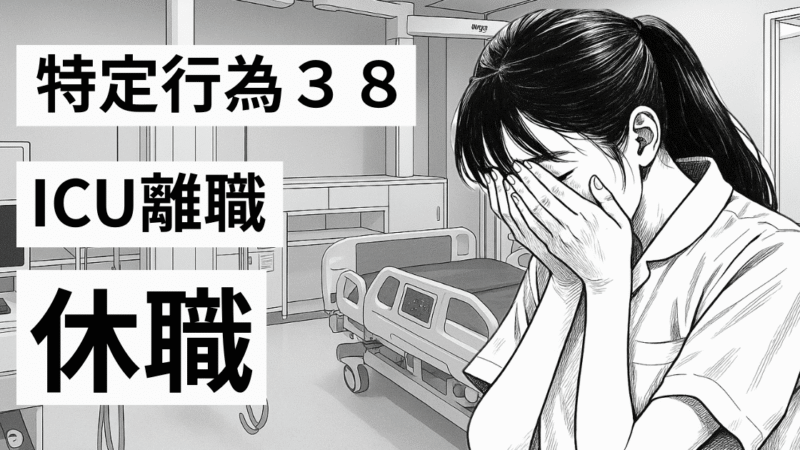 「もう戻れない」特定行為取得後のICU離職：休職と失業保険、新たな道へ 