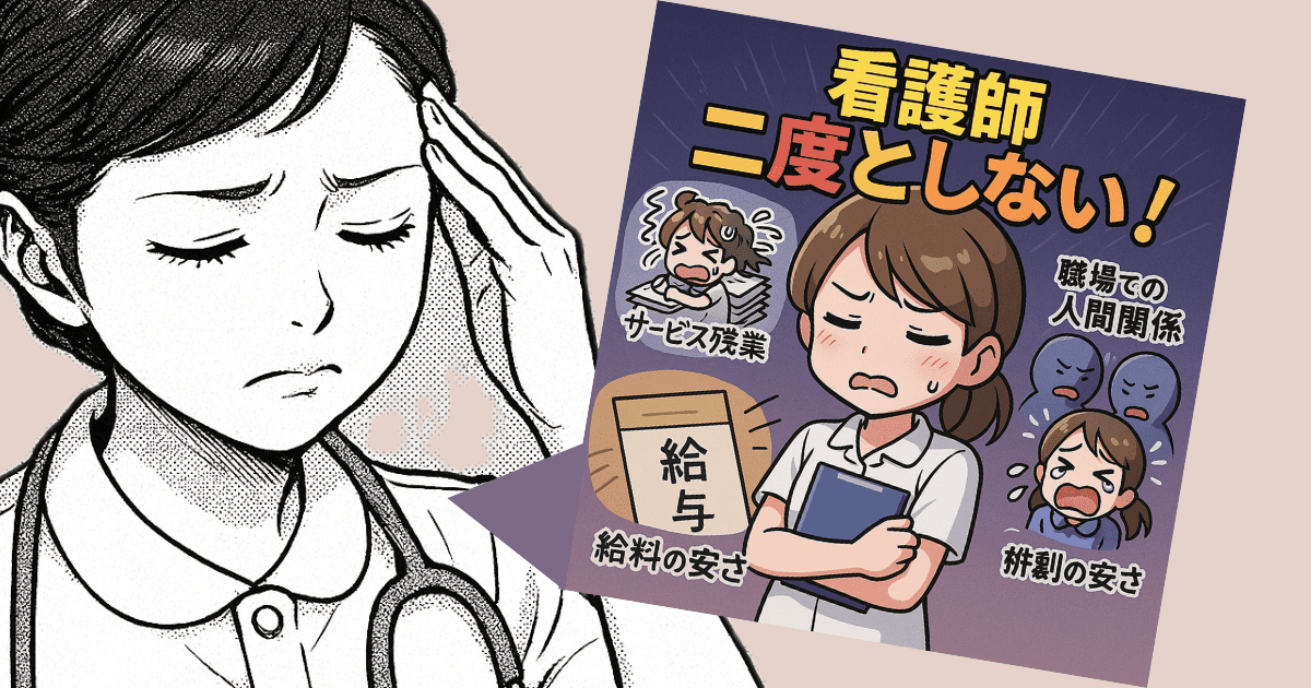 【1年目で転職】「もう看護師なんて二度と！」と辞めた私が6ヶ月で後悔した話