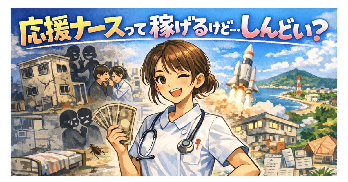 応援ナース、しんどいって本当？5地域を経験した私が「地雷回避の全手順」まで全部書く