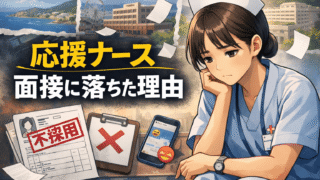 【実体験】応援ナースの面接に落ちた…5ヶ所を渡り歩いた私が教える「5つの原因」と「逆転の内定術」 