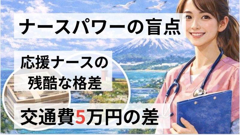 【体験談】ナースパワー応援ナースの評判｜5勤務地経験者が語るメリットと落とし穴 