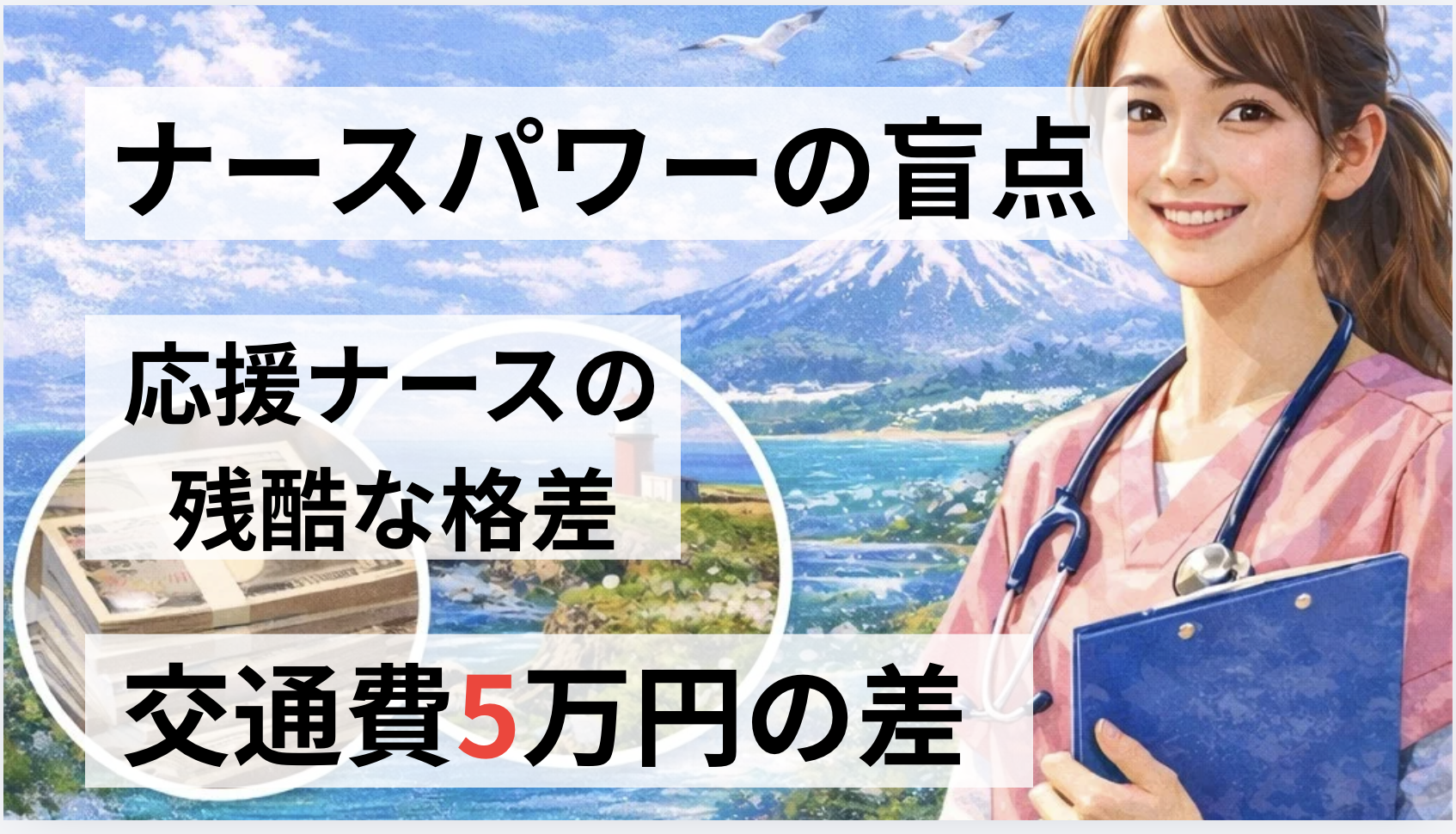 【体験談】ナースパワー応援ナースの評判｜5勤務地経験者が語るメリットと落とし穴