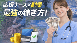 【実録】応援ナース×副業は最強の組み合わせ！5地域を渡り歩いて月9万円稼ぐ私の全戦略 