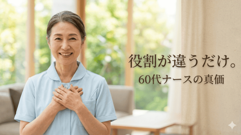 60代看護師は本当に「使えない」のか？現場で一緒に働いた私が本音で答えます 