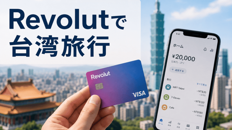 【2026年最新】Revolutは海外旅行で本当に使える？台湾での実体験と、損しない使い方の全部 